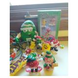 Collection of M&M Christmas Items