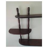 Wood Wall Display Shelf