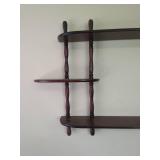 Wood Wall Display Shelf