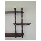Wood Wall Display Shelf