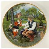Six Fairy Tale Porcelain Plates