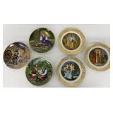 Six Fairy Tale Porcelain Plates