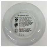 Six Fairy Tale Porcelain Plates