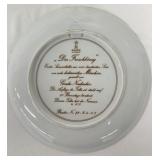 Six Fairy Tale Porcelain Plates