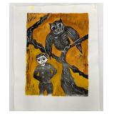 Three Original Block Prints by Jack Zipes