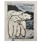 Three Signed Block Prints by Jack Zipes