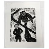 Three Original Block Prints by Jack Zipes