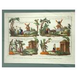 French Little Red Riding Hood Lithographs