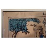 French La Barbe Bleue Framed Article