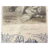 Framed French Fairy Tale Reproductions