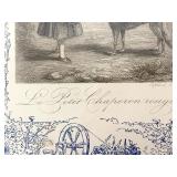 Framed French Fairy Tale Reproductions
