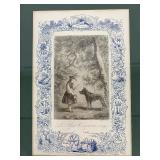 Framed French Fairy Tale Reproductions