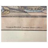 Framed French Print - La Petite Cendrillon- Original French 19th Century Fairy Tale Drawing from an Antique Chapbook