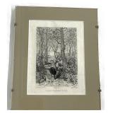 Two Framed Contemporary Fairy Tale Paintings