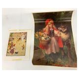 Two Unframed Fairy Tale Prints