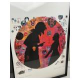 Pair of Framed Fairytale Multi- Media Prints by: Joellyn Rock "Leave" & "Baba Yaga" 2004