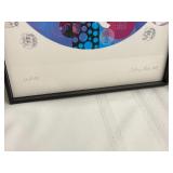 Pair of Framed Fairytale Multi- Media Prints by: Joellyn Rock "Leave" & "Baba Yaga" 2004