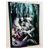 Signed Original Red Riding Hood Themed Art Print- Signed & Dated