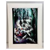 Signed Original Red Riding Hood Themed Art Print- Signed & Dated