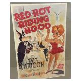Framed Red Riding Hood MGM Cartoon Advertising Print