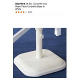 ASSORTED PATIO UMBRELLA BASES. SEE PICTURES!!