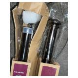 HOME DECORATORS COLLECTION MIX AND MATCH 72 IN. - 144 IN. SINGLE CURTAIN ROD IN OIL RUBBED BRONZE. SEE PICTURES!!