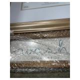 ASSORTED PICTURE FRAMES AND HOME DECOR. VARIOUS KINDS AND CONDITIONS. SEE PICTURES!!