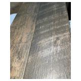 (20) OUT OF BOX WOOD DESIGN TILE (23 1/2 IN. X 6 IN.). VARIOUS CONDITIONS. SEE PICTURES!!