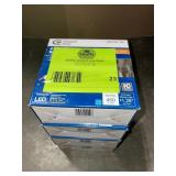 COMMERCIAL ELECTRIC 4 IN. WHITE FLUSH ROUND WET RATED LED INTEGRATED RECESSED LIGHTING KIT. SEE PICTURES!!