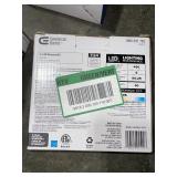 COMMERCIAL ELECTRIC 4 IN. WHITE FLUSH ROUND WET RATED LED INTEGRATED RECESSED LIGHTING KIT. SEE PICTURES!!
