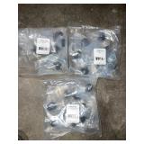 FRANKLIN BRASS 1-1/8 IN. (29 MM) MATTE BLACK FLAT TOP ROUND CABINET KNOB (10-PACK). SEE PICTURES!!