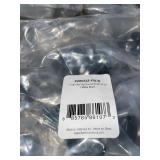 FRANKLIN BRASS 1-1/8 IN. (29 MM) MATTE BLACK FLAT TOP ROUND CABINET KNOB (10-PACK). SEE PICTURES!!
