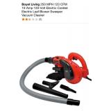 BOYEL LIVING 250 MPH 123 CFM 10-AMP 120-VOLT ELECTRIC CORDED ELECTRIC LEAF BLOWER SWEEPER VACUUM CLEANER. SEE PICTURES!!