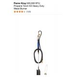 FLAME KING 500,000 BTU PROPANE TORCH KIT HEAVY DUTY WEED BURNER & 24,000 BTU TORCH WEED BURNER ICE MELTER SELF LIGHTING. SEE PICTURES!!