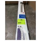 GLACIER BAY RUSTPROOF 72 IN. ADJUSTABLE DOUBLE TENSION CURVED SHOWER ROD. SEE PICTURES!!