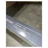 GLACIER BAY RUSTPROOF 72 IN. ADJUSTABLE DOUBLE TENSION CURVED SHOWER ROD. SEE PICTURES!!