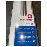 GLACIER BAY RUSTPROOF 72 IN. ADJUSTABLE DOUBLE TENSION CURVED SHOWER ROD. SEE PICTURES!!