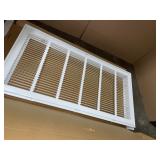 ASSORTED EVERBILT RETURN AIR FILTER GRILLE IN WHITE. VARIOUS CONDITIONS. SEE PICTURES!!