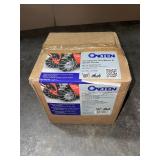 OAKTEN 20X7X12, 20X8X8, 20X8X10, 20X9X8, 21X7X10 IN. TIRE CHAINS, REPLACES PEERLESS 1062656. ZINC PLATED CHAINS, (SET OF 2). SEE PICTURES!!
