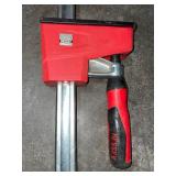 BESSEY K-BODY REVOLUTION (KRE) 50 IN. CAPACITY PARALLEL CLAMP WITH COMPOSITE PLASTIC HANDLE AND 3-3/4 IN. THROAT DEPTH. SEE PICTURES!!