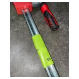 BESSEY K-BODY REVOLUTION (KRE) 50 IN. CAPACITY PARALLEL CLAMP WITH COMPOSITE PLASTIC HANDLE AND 3-3/4 IN. THROAT DEPTH. SEE PICTURES!!