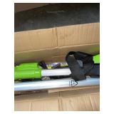 EARTHWISE 20-VOLT CORDLESS  20 IN. POLE HEDGE TRIMMER. VARIOUS CONDITIONS. SEE PICTURES.