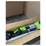 EARTHWISE 20-VOLT CORDLESS  20 IN. POLE HEDGE TRIMMER. VARIOUS CONDITIONS. SEE PICTURES.