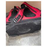 CASUAL BACKPACK-RED (13 IN. L X 7 IN. W X 18 IN. H). SEE PICTURES!!