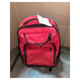 CASUAL BACKPACK-RED (13 IN. L X 7 IN. W X 18 IN. H). SEE PICTURES!!