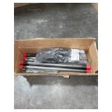 PIPE DECOR 3/4 IN. BLACK STEEL PIPE 3.5 FT. L X 28.5 IN. H "H" DESIGN DESK KIT. SEE PICTURE!!