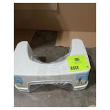 STEP AND GO 7 IN. TOILET POTTY AID IN WHITE. SEE PICTURES!!