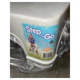 STEP AND GO 7 IN. TOILET POTTY AID IN WHITE. SEE PICTURES!!