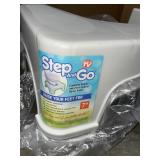 STEP AND GO 7 IN. TOILET POTTY AID IN WHITE. SEE PICTURES!!