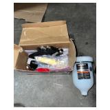 HUSKY GRAVITY FEED COMPOSITE HVLP SPRAY GUN. SEE PICTURES!!